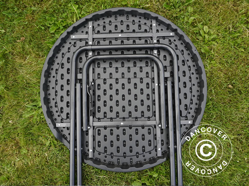 Tavolo bar rotondo PRO Ø80x110cm, Nero