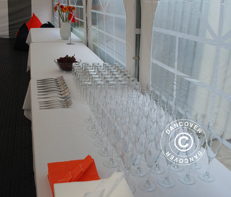 Nappe 244x76x20cm, Blanc