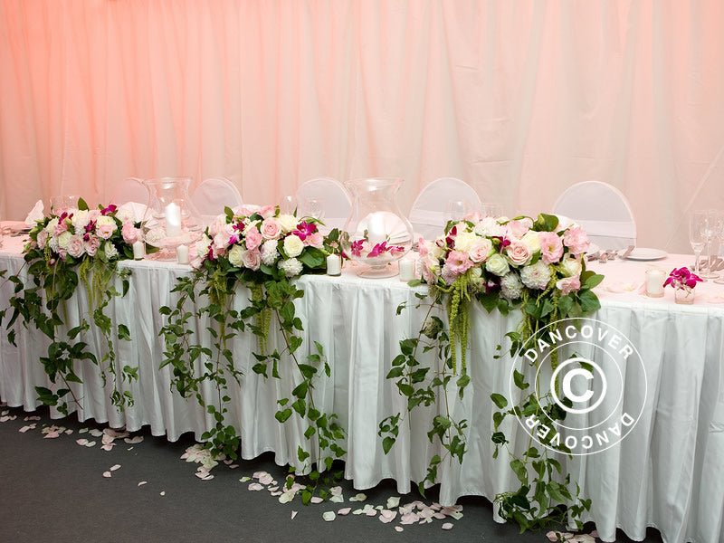 Nappe 244x76x74cm, Blanc