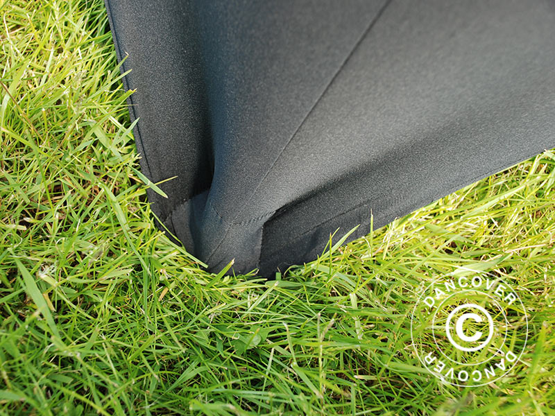 Copri-tavolo elasticizzato 183x75x74cm, Nero