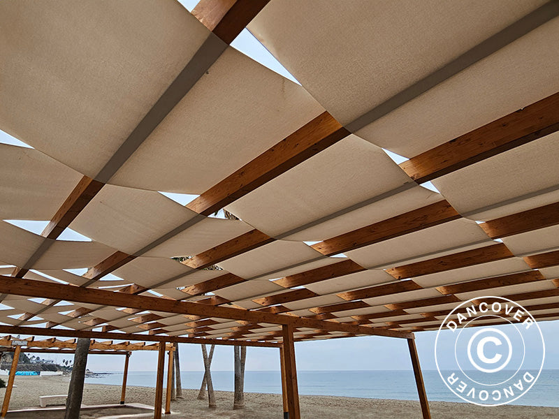 Voile d'ombrage DIY, 0,5x50m, 1 rouleau, Sable