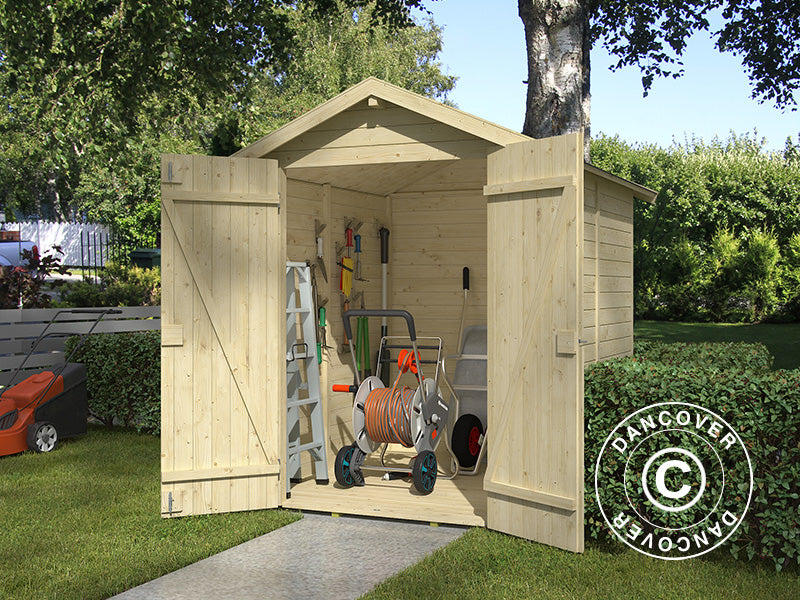 Abri en bois Heinola 1,7x1,76x2,13m, 13mm, 2,99m², Naturel