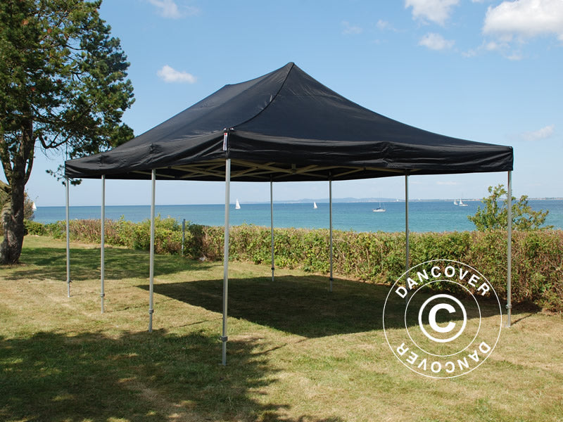 Tente pliante FleXtents PRO Steel 4x6m Noir