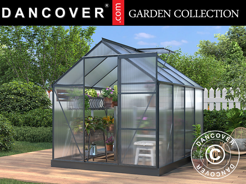 Greenhouse 1,9x2,5x2,05m Black (6x8')