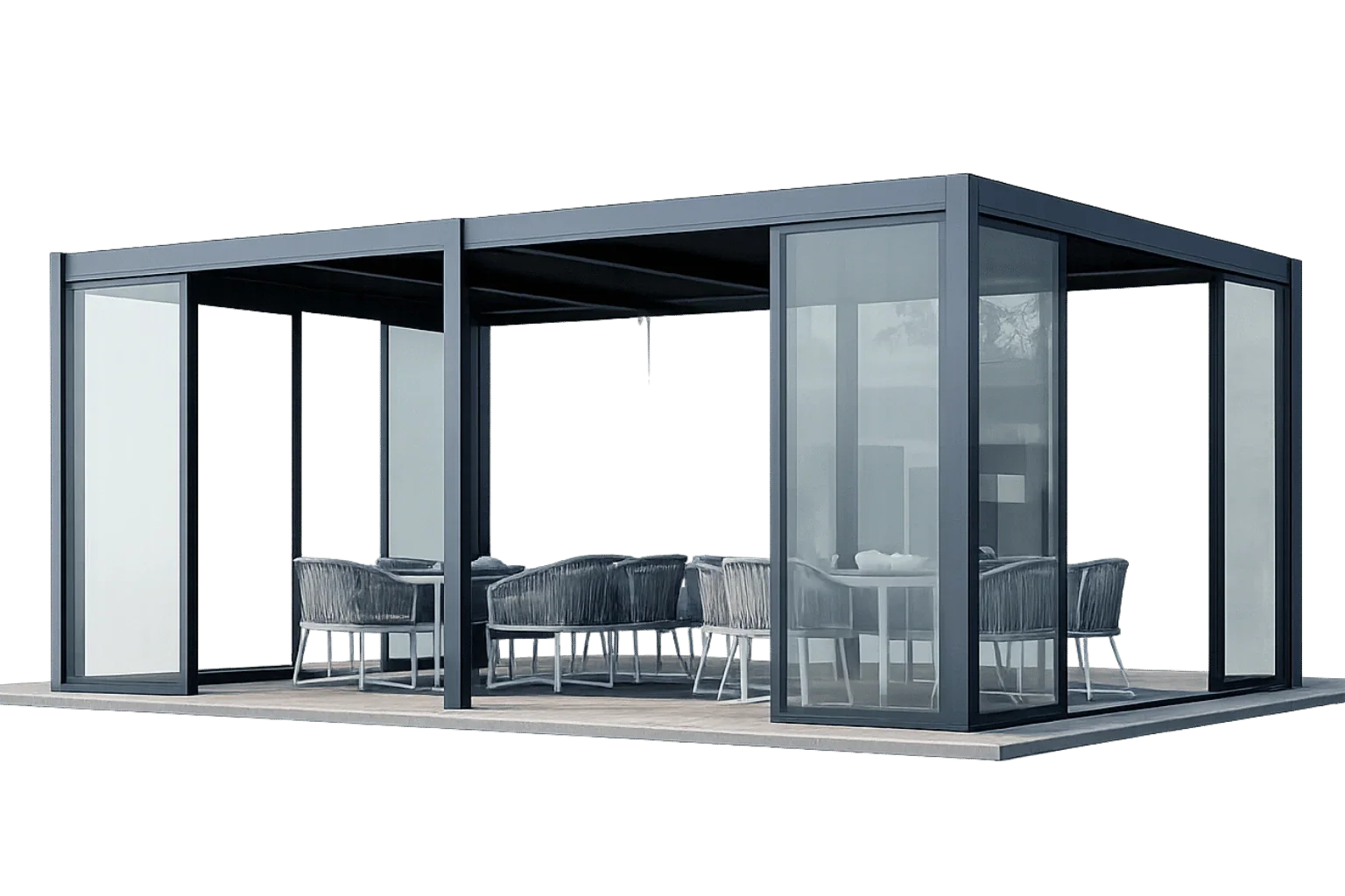 Seitenwände für Gartenpavillons und Pergolen